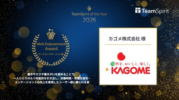 チームスピリットがユーザー表彰アワード発表。カゴメなどの活用事例を公開