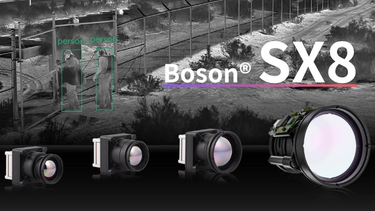 高精細と小型化を両立した赤外線カメラモジュール「Boson SX8」発表