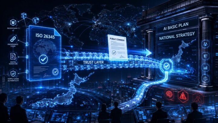 サプライチェーンの真正性担保へ、国のAI基本計画にブロックチェーン国際標準化を提言