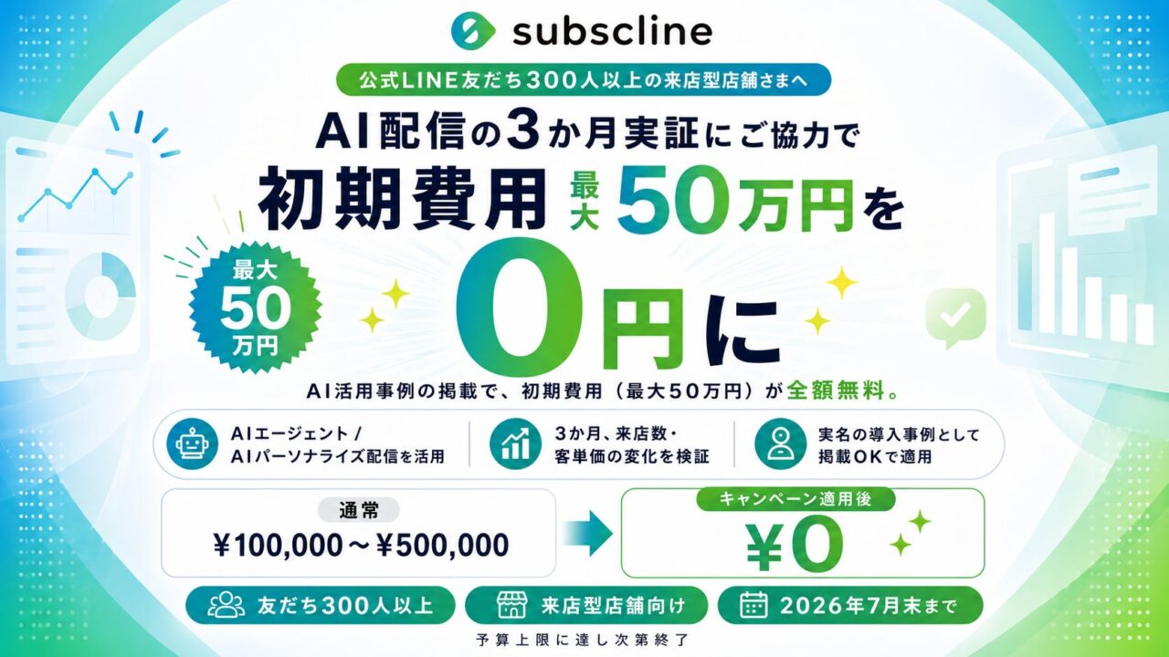 LINEマーケティングのAI実証実験が開始。初期費用免除で効果検証へ