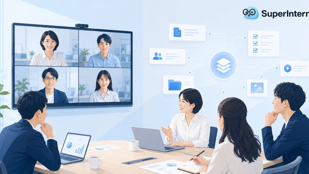 会議AI「SuperIntern」にチーム向け新プラン、議事録共有や管理機能を強化