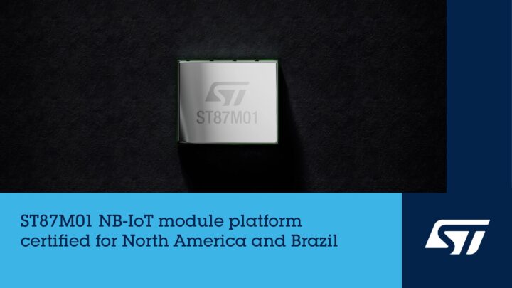 STマイクロ、NB-IoTモジュールの認証を北米とブラジルへ拡大。製造業DXを支援