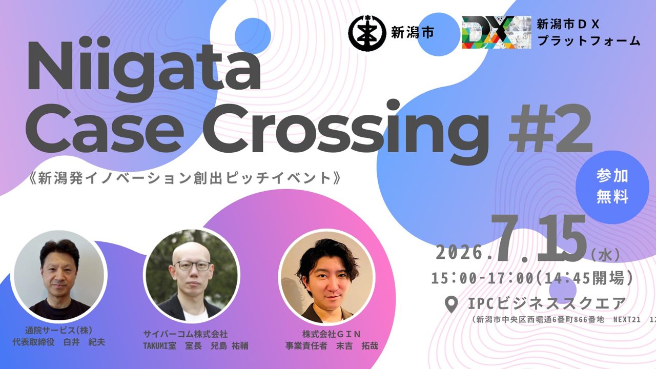 サイバーコム、新潟のDXピッチで自社統制型AI基盤の導入事例を紹介