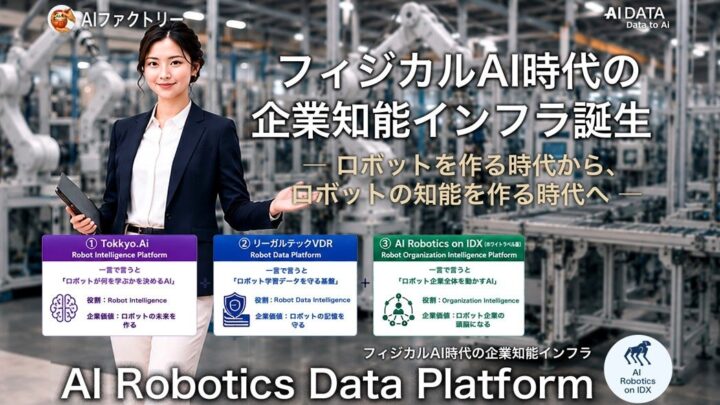 AIデータ、ロボット産業向け知能基盤「AI Robotics Data Platform」発表