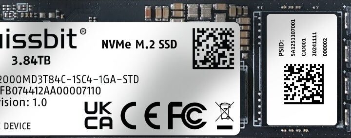 スイスビット、産業用PCIe SSD「A2000シリーズ」発表。停電保護や予知保全に対応