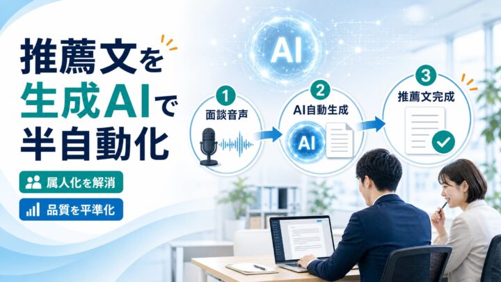 生成AIによる推薦文作成の半自動化支援、コミクスが人材紹介向けに提供開始