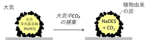 大阪工業大、天然由来のCO2吸収液滴を開発。製造現場の脱炭素化へ期待