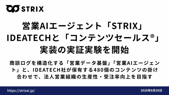 商談ログを自動構造化する営業AIの実証実験。製造業DXの営業効率化へ
