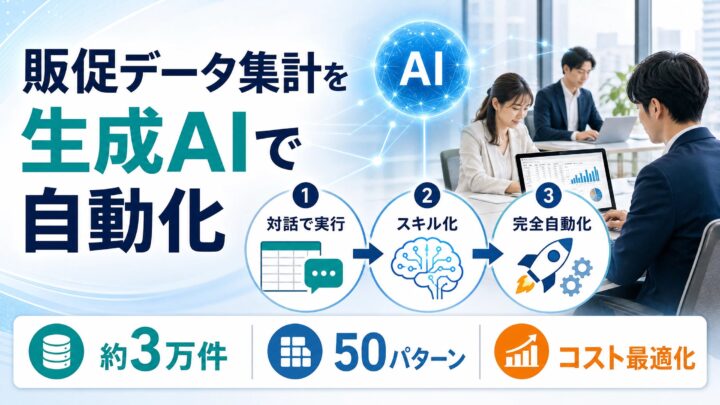 定型データ集計を生成AIで自動化する支援サービス、コミクスが提供開始