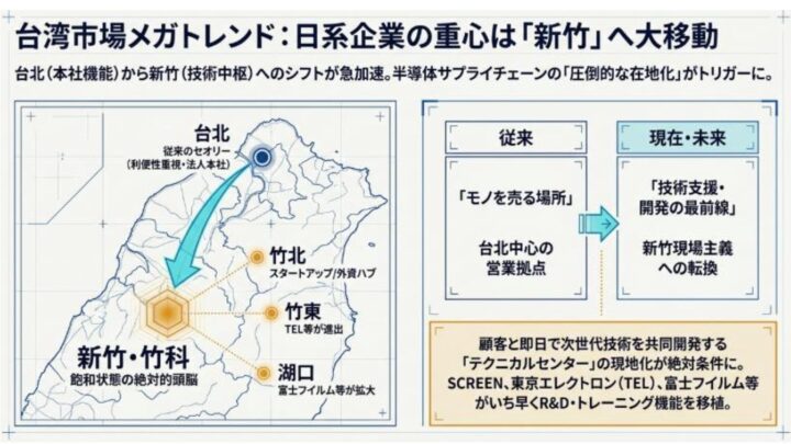 台湾・新竹で日系企業の拠点シフトが加速。半導体サプライチェーンの現地化に対応