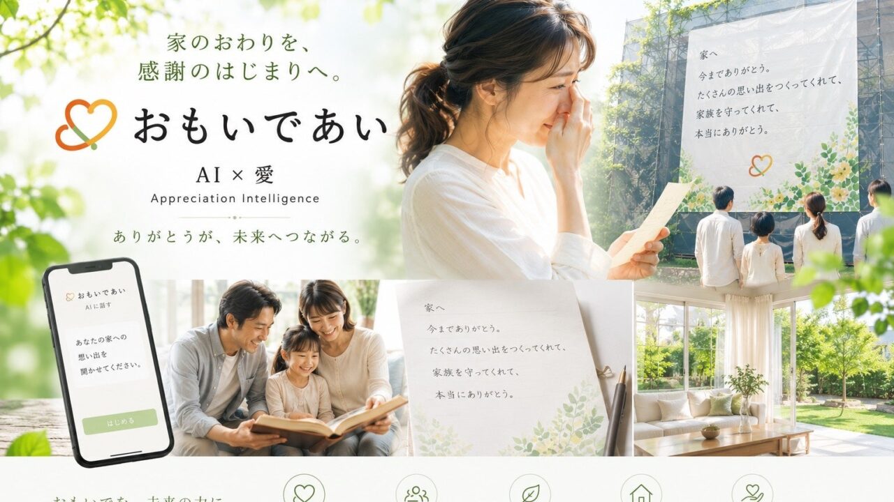 タミヤホーム、解体現場の防護幕に感謝を掲出する対話型AIサービスを開始