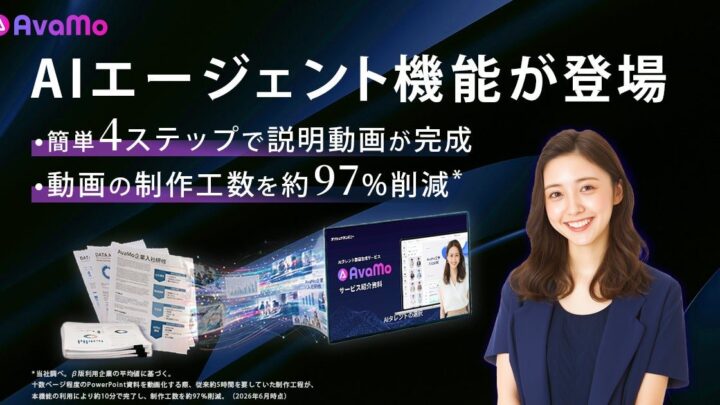 資料から説明動画を自動生成。製造現場の研修やマニュアル作成を効率化するAI機能が登場