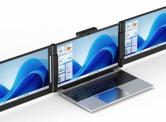 ノートPCを3画面化する14インチ拡張ディスプレイ発売。現場のPC作業を効率化
