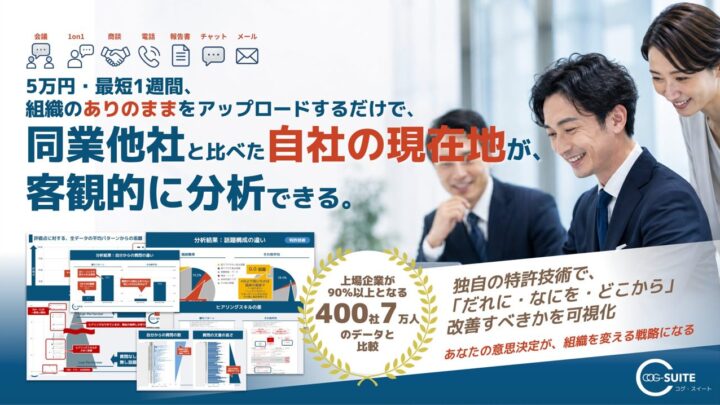 コグニティ、組織分析サービスを刷新。2ファイル提出で現場課題を可視化