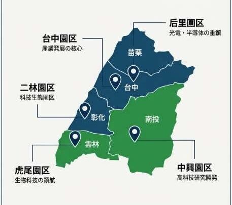 台湾・中部科学園区の最新レポート公開。半導体と精密機械が融合するハイテク拠点