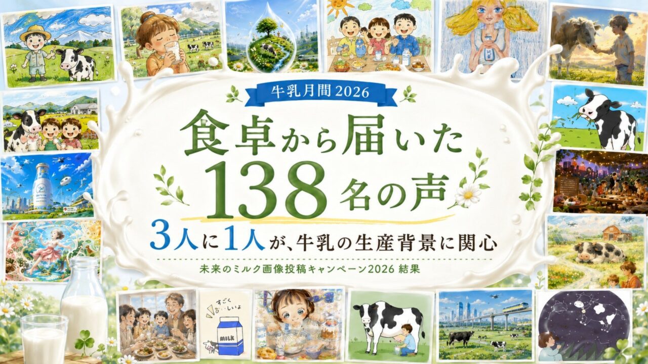 酪農・乳業の生産背景への関心を分析 農情人が生活者の声をまとめたレポートを公開