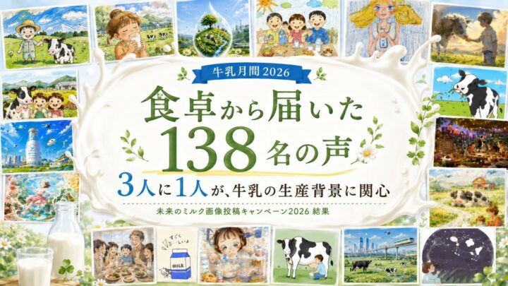 酪農・乳業の生産背景への関心を分析 農情人が生活者の声をまとめたレポートを公開