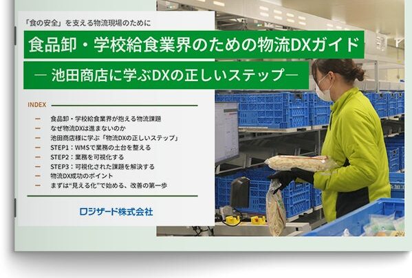 ロジザード、食品卸・給食業界の物流DXガイドを公開 池田商店の事例から学ぶ