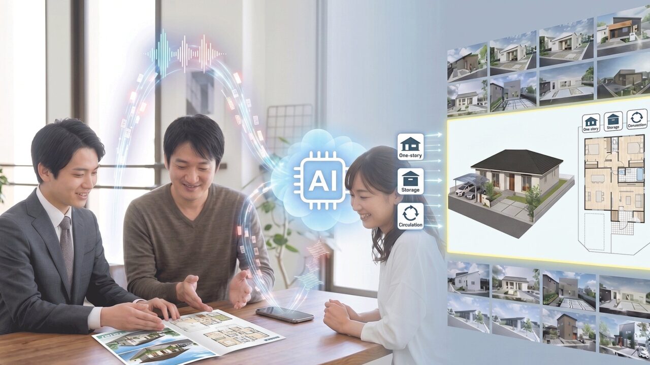 商談録音から住宅プランを自動抽出する連携機能が提供開始