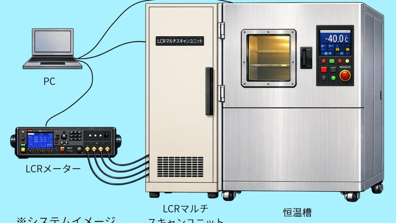 新栄電子計測器、配線を大幅削減したコンデンサ温度特性評価システム「F-300」発売