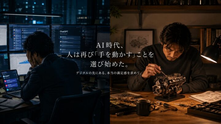 AI時代に再評価される「手を動かす」価値。製造業DXの視点から見る身体性と設計思想