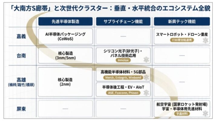 台湾・南部科学園区の生産額が初の首位に 半導体最先端プロセスと新興テックの全貌