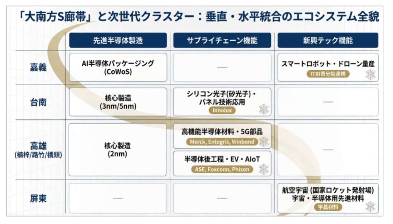 台湾・南部科学園区の生産額が初の首位に 半導体最先端プロセスと新興テックの全貌
