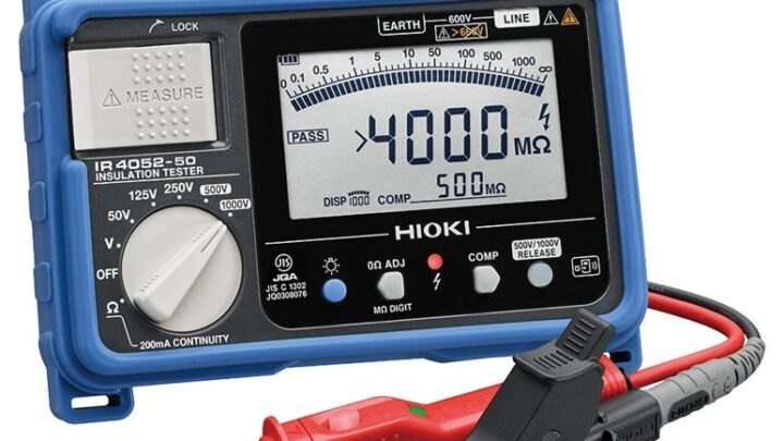 日置電機が新型絶縁抵抗計を発売、現場の取り回し向上で電気設備検査を効率化
