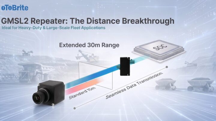 大型自律走行機械向け「GMSL2 Repeater」発表、カメラ伝送距離を30mに拡張