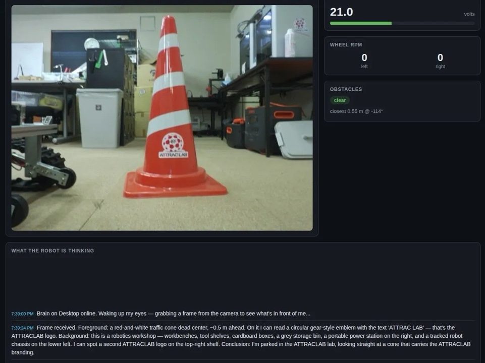 アトラックラボ、AIロボットの思考と機体状態を可視化するWebコンソールを開発