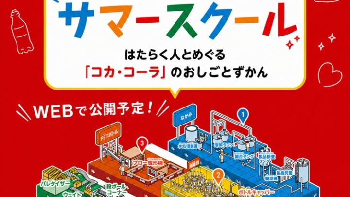 コカ・コーラ、オンライン工場見学を動画配信へ移行。製造・物流の裏側を公開