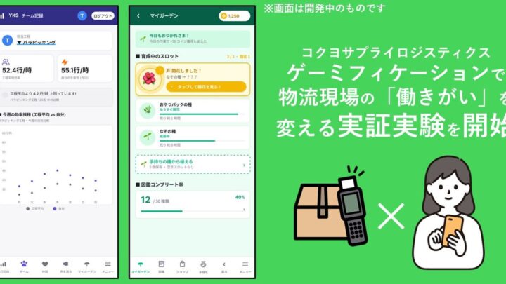 コクヨ、物流現場の「働きがい」向上へ実証実験を開始 ゲーミフィケーションを応用