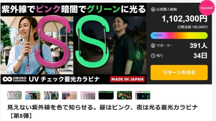 丸八化成、蓄光とUV検知を融合した新製品を開発 射出成形技術を応用
