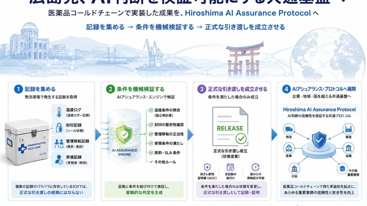 医薬品物流の引き渡し判断を機械検証するPoCが完了、ソースコードを公開