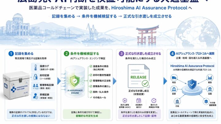医薬品物流の引き渡し判断を機械検証するPoCが完了、ソースコードを公開