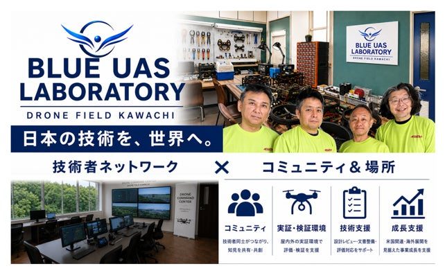 ドローンの米国政府調達対応を支援する実証拠点「BULK」が茨城県に設立