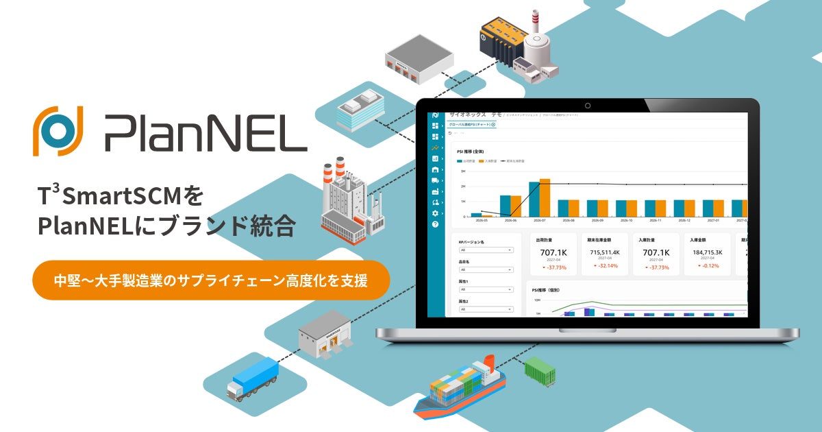 ザイオネックスがSCMシステムを「PlanNEL」に統合、3つの新プランを提供開始