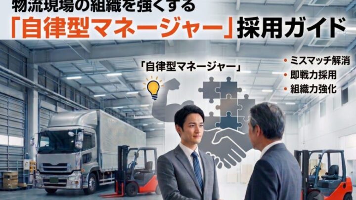 物流企業の組織強化に向けた「経営者の右腕」育成・採用戦略資料が公開
