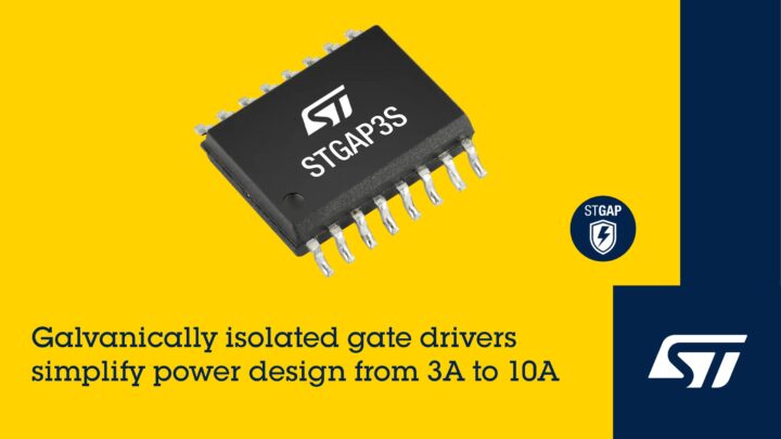 STマイクロ、産業機器向け絶縁ゲート・ドライバに3Aシリーズ追加
