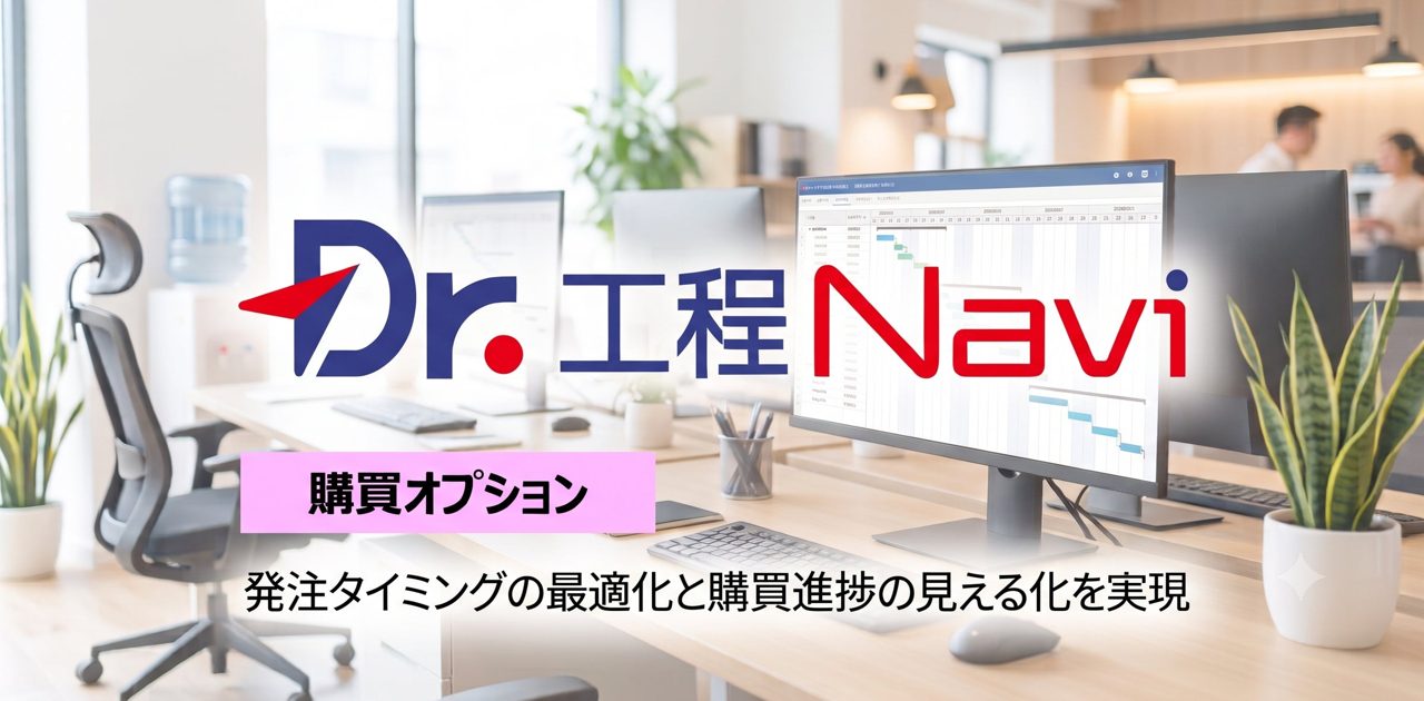 個別受注生産の購買業務を可視化する「Dr.工程Navi」専用オプションが提供開始