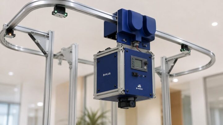 レールロボットとAI画像認識を連携、工場巡回や設備点検の自動化へデモ機開発