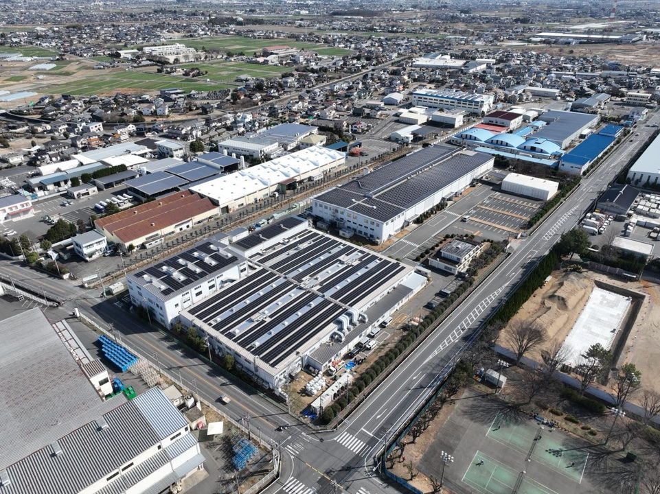 サンデン長沼工場でオンサイトPPA開始。永輝商事が太陽光電力を供給