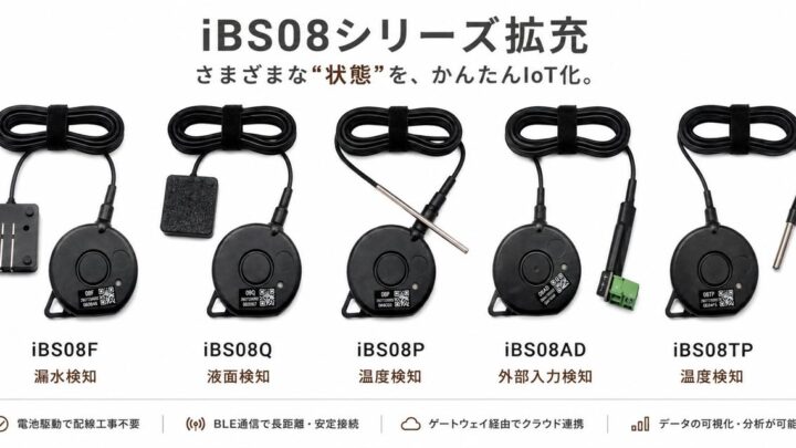 N-styleがBLEセンサー新機種発売、漏水や液面検知など製造現場のIoT化を支援