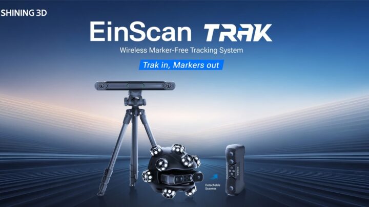 SHINING 3D、ワイヤレス3Dトラッキングシステム「EinScan Trak」を発表