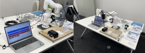 GRIPSとライトカフェ、協働ロボットとOSSによる自動分注デモを公開