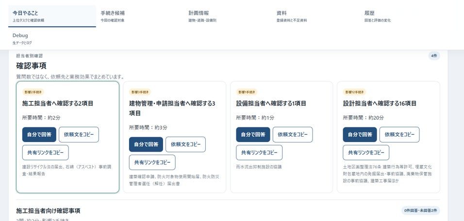 富士通ら3社、建設工程管理支援AIの実証実験を開始。工程遅延や手配漏れを防ぐ