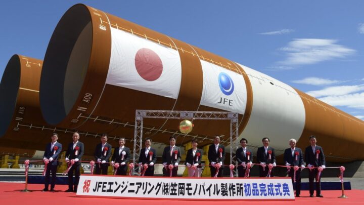 JFEエンジ、洋上風力向け「モノパイル」国産初品を完成