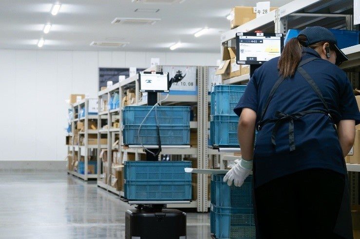 オリオン機械、物流工程にAMRを導入。出庫業務の標準化と負荷軽減を実現