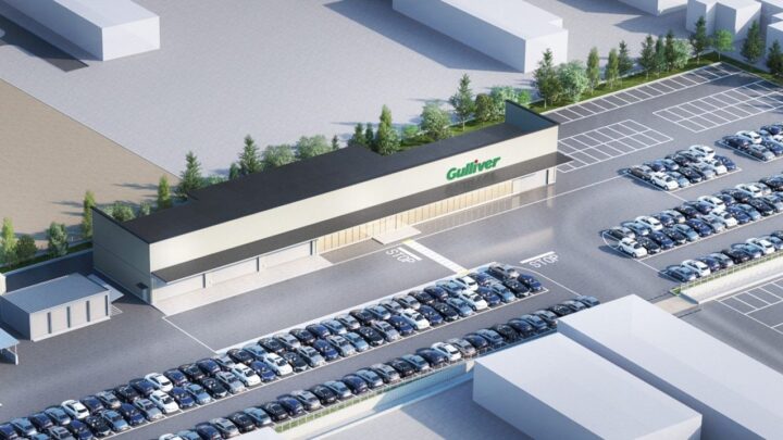 IDOM、京都府初の自社整備工場併設の大型中古車店「ガリバー京都店」を9月オープン
