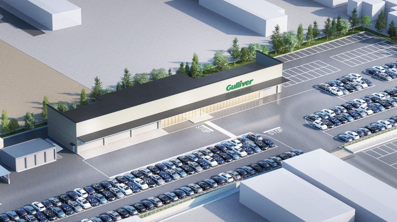 IDOM、京都府初の自社整備工場併設の大型中古車店「ガリバー京都店」を9月オープン